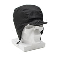 Original Dutch paratrooper hat ranger cap ear flaps brim windproof black surplus