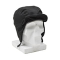 Original Dutch paratrooper hat ranger cap ear flaps brim windproof black surplus