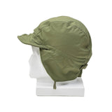 Original Dutch paratrooper hat ranger cap ear flaps brim windproof olive surplus