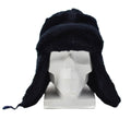 Original Dutch Police Winter Hat Fold Down Ear Flaps Reinforced Forehead Blue
