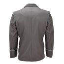 Original East German Military Dress Jacket Epaulets Collar Patches Gray - GoMilitar