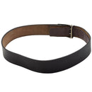 Original East German Military Leather Belt Soldier Metal Box Buckle Black - GoMilitar