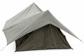 Original French Army Camping Tent Flysheet Outdoor Field Shelter Olive