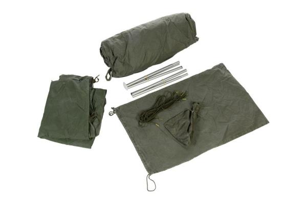 Original French Army Camping Tent Flysheet Outdoor Field Shelter Olive