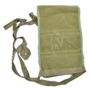 Original French army grenade pouch with straps, durable military ammo magazine bag with vintage design and robust construction