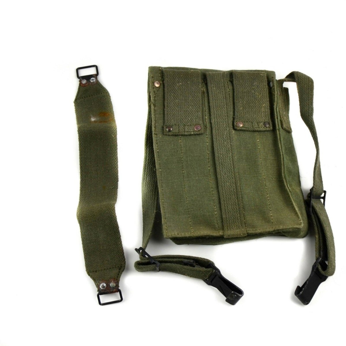 Original French army magazine pouch MAT ammo bag case 5 cells mag