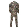 Original French army mechanic coverall suit roomy fit elastic CCE camouflage