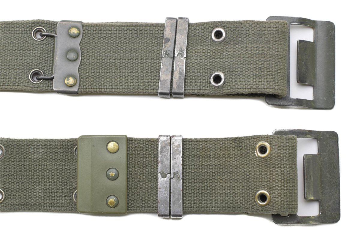 Original French army navy webbing belt Famas Olive OD web France Military NEW