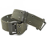Original French army navy webbing belt Famas Olive OD web France Military NEW
