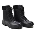 Original French military black leather breathable boots lightweight army NEW