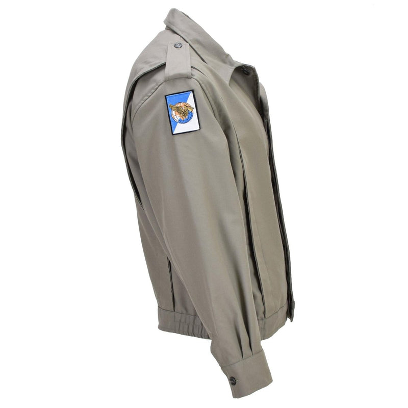 Original French Military Classic Jacket Pleated Elasticated hemline Grey - GoMilitar