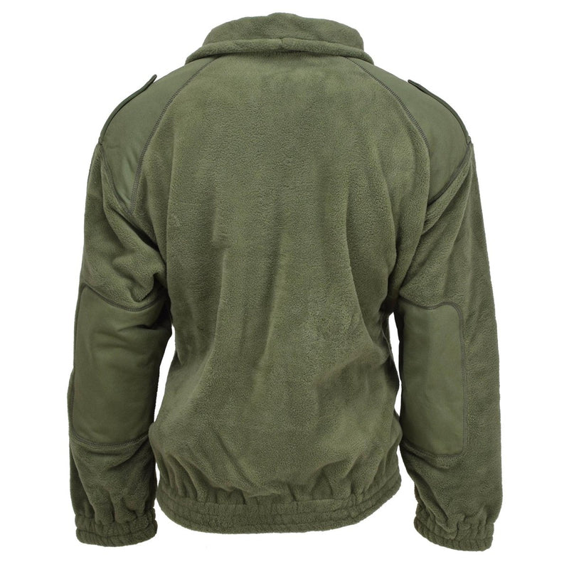 Original French Military fleece jacket polar warm reinforced high neck olive NEW