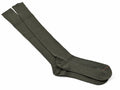 Original French Military Knee High Socks Wool Polyester Blend Outdoor Olive