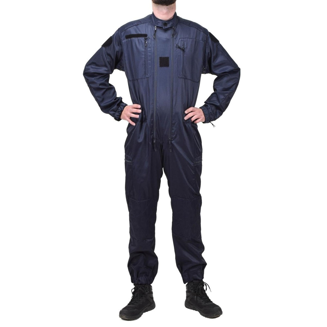 Original French police department blue coverall anti-static officer jumpsuit NEW