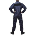 Original French police department blue coverall anti-static officer jumpsuit NEW
