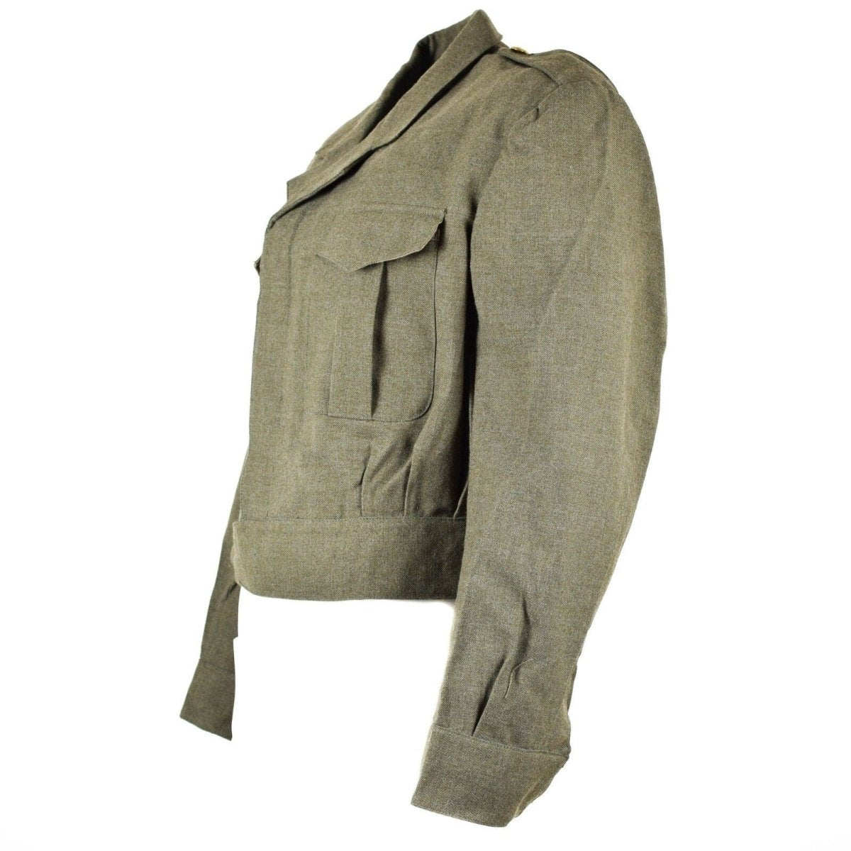 Original Genuine Belgian Belgium army Field ike jacket Olive OD Eisenhower wool