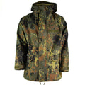 Original German army field Jacket GoreTex Flecktarn waterproof rain parka NEW