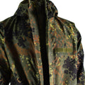 Original German army field Jacket GoreTex Flecktarn waterproof rain parka NEW