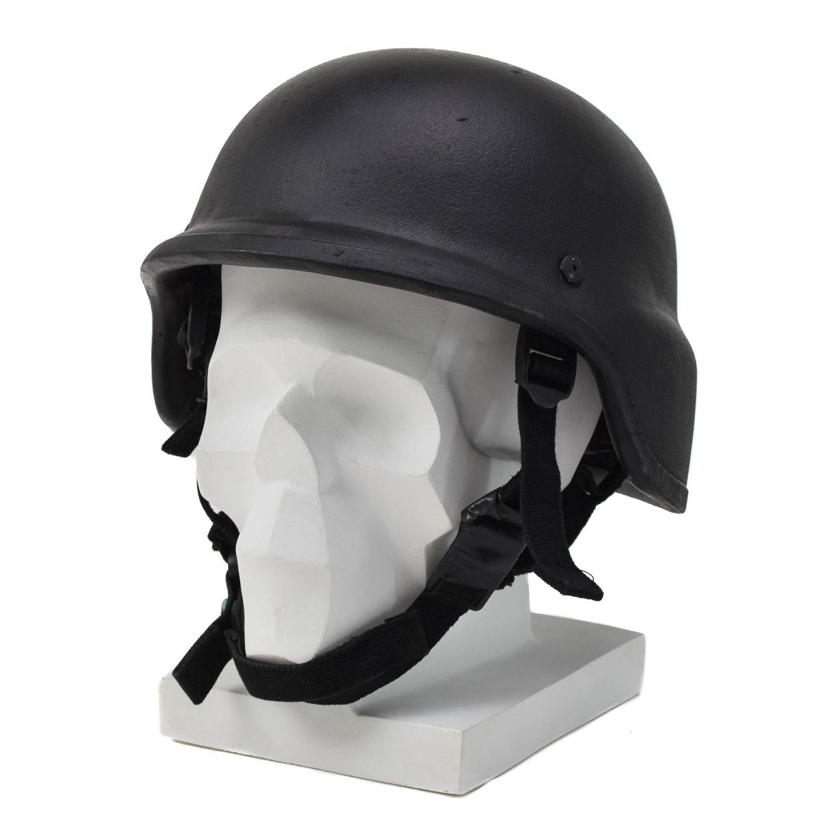 Original German Army Kevlar Combat Helmet Tactical Adjustable Strap Black