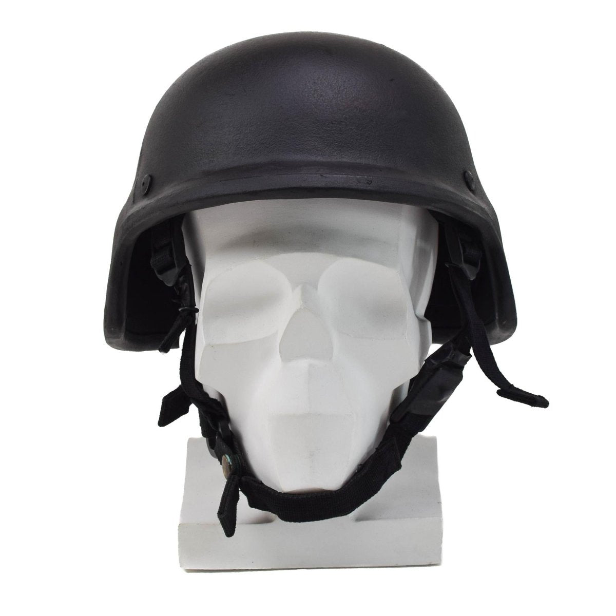Original German Army Kevlar Combat Helmet Tactical Adjustable Strap Black