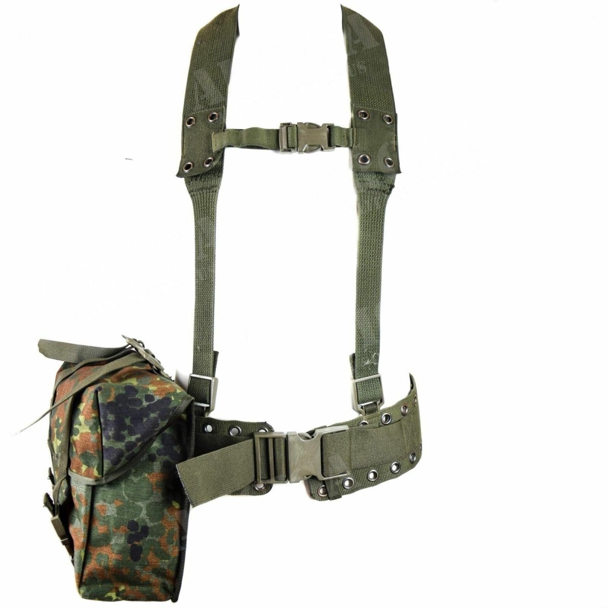 Original German army Webbing rig system 3 pieces tactical belt Y-strap harness