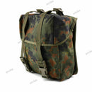 German army tactical pouch in Flecktarn camouflage with secure buckle straps and durable Cordura Nylon fabric