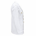 Original German Bundeswehr Dress Jacket Formal Blazer Gold Buttons White
