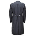 Original German Bundeswehr Military Double-Breasted Long Overcoat Gray