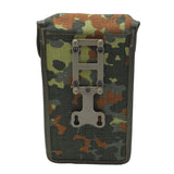 Original German Military BW magazine pouch MP2 small flecktarn camo cordura NEW