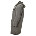 Original German military long parka faux fur liner thermal hooded army olive