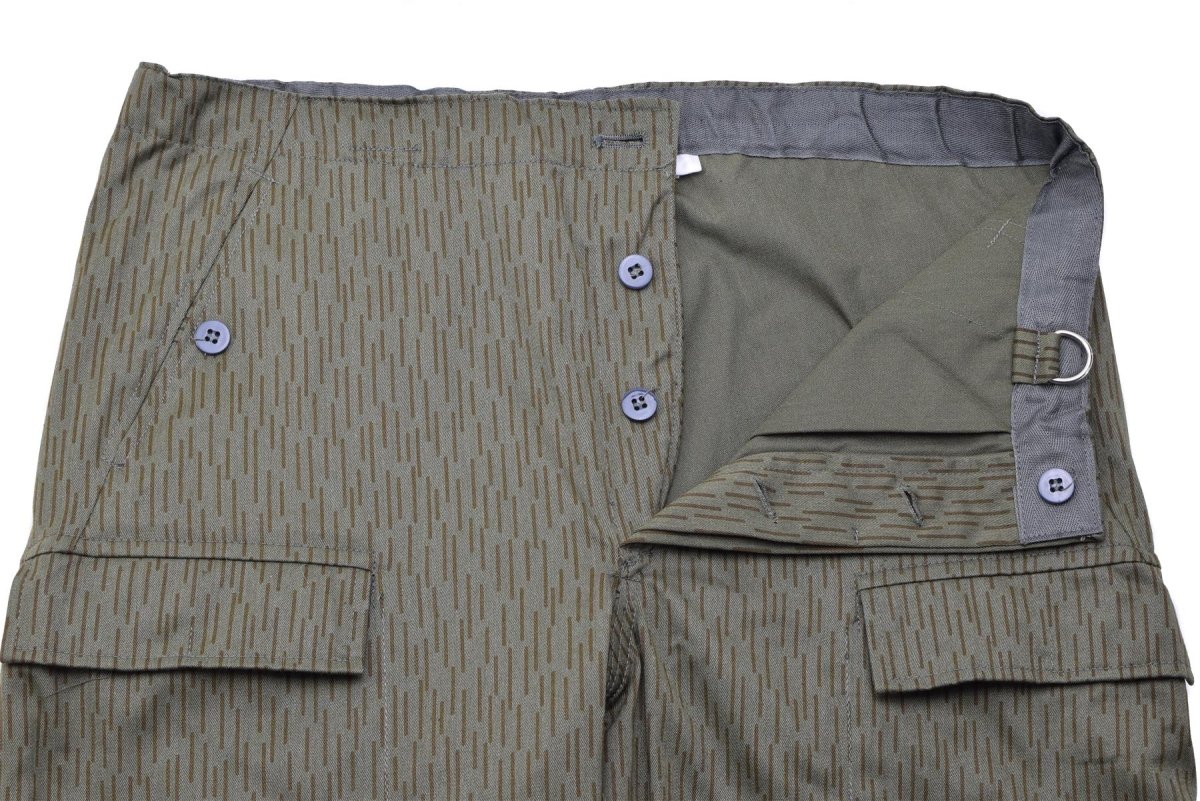 Original German military NVA strichtarn camo tactical pants field trousers NEW