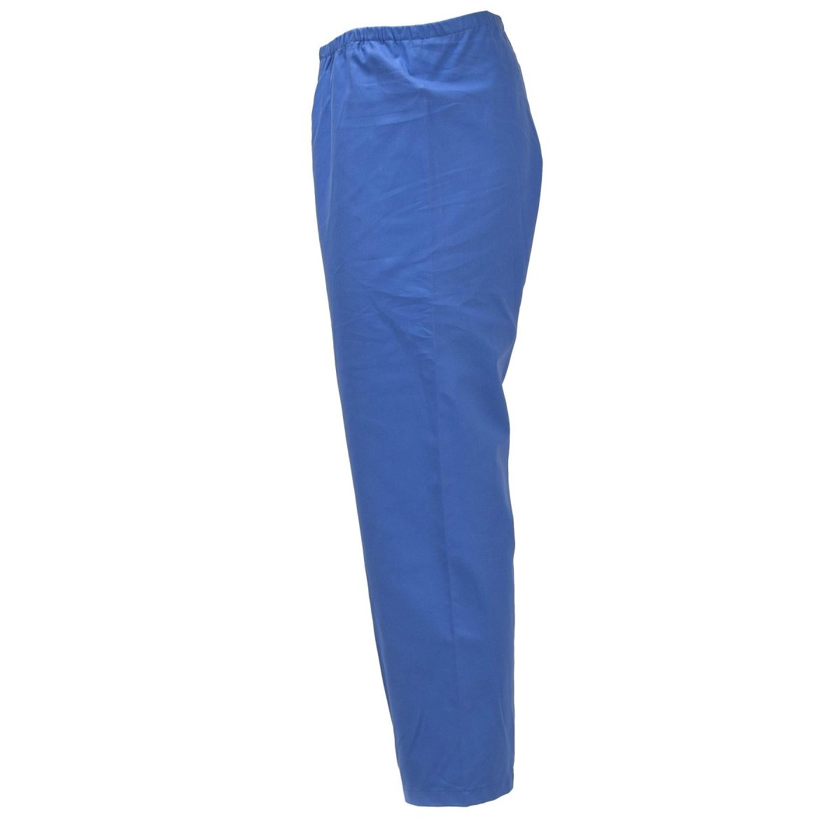 Original German Military Pyjama Trousers Elastic Waist Relaxed Sleepwear Blue