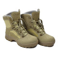Original German military tactical boots waterproof khaki rubber round sole NEW