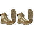 Original German military tactical boots waterproof khaki rubber round sole NEW