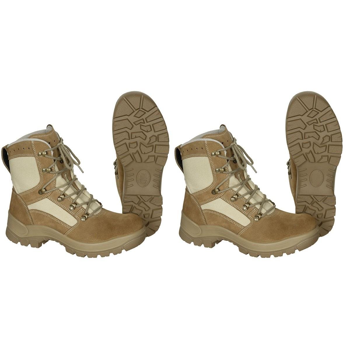 Original German military tactical boots waterproof khaki rubber round sole NEW
