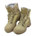 Original German military tactical boots waterproof khaki rubber round sole NEW