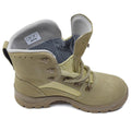 Original German military tactical boots waterproof khaki rubber round sole NEW