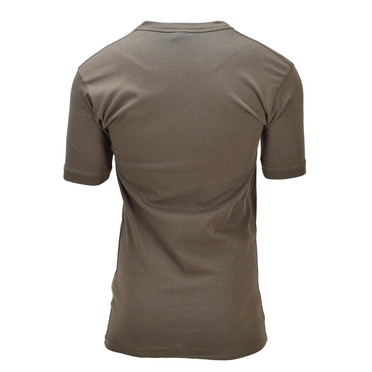 Original German Military Thermal Undershirt Cotton Short Sleeve Surplus Olive