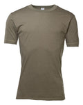 Original German Military Thermal Undershirt Cotton Short Sleeve Surplus Olive