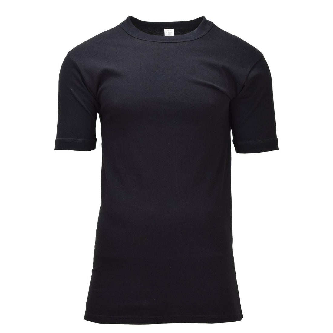 Original German Military Undershirt Short Sleeve Army Issued Surplus Black