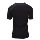 Original German Military Undershirt Short Sleeve Army Issued Surplus Black showing back view, made for durability and comfort