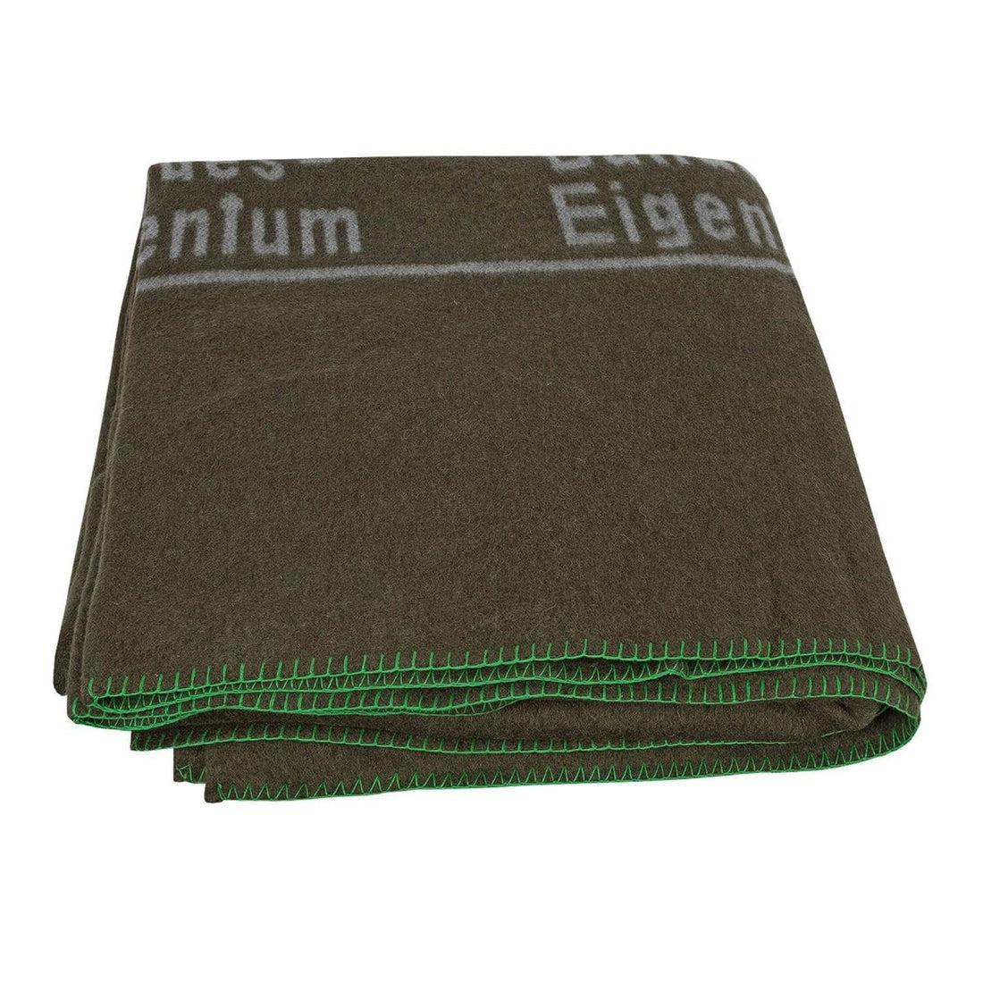 Original German Military Wool Blanket 210x200cm Bundeswehr Style Brown