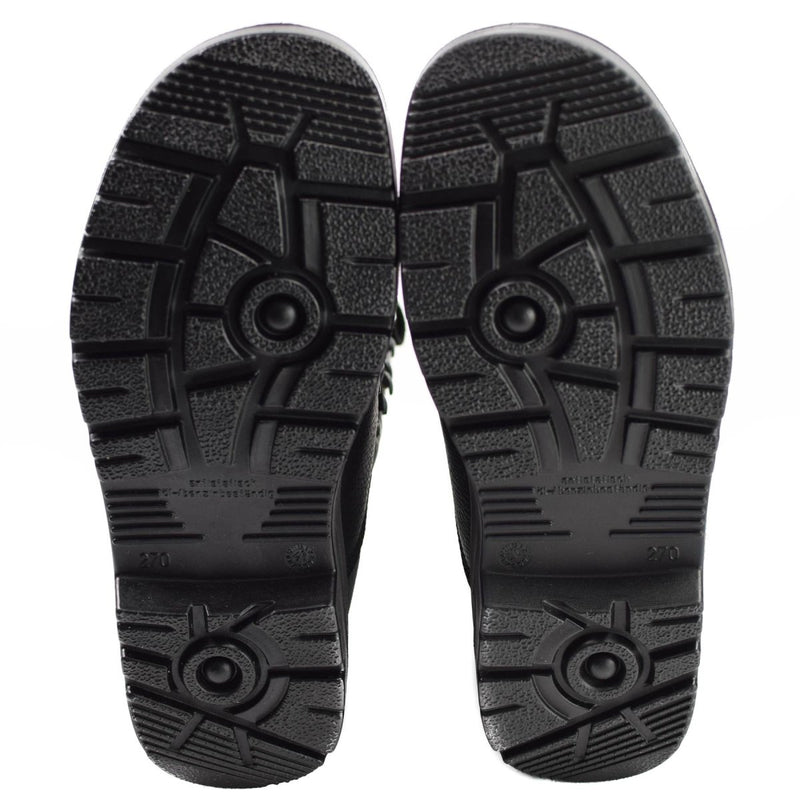 Original Germany army boots black leather field BDU combat BW military issue NEW - GoMilitar