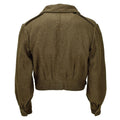 Original Greek army Eisenhower Ike jacket olive wool vintage field military