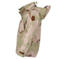 Original Hungarian Army rain jacket combat camouflage desert waterproof hooded