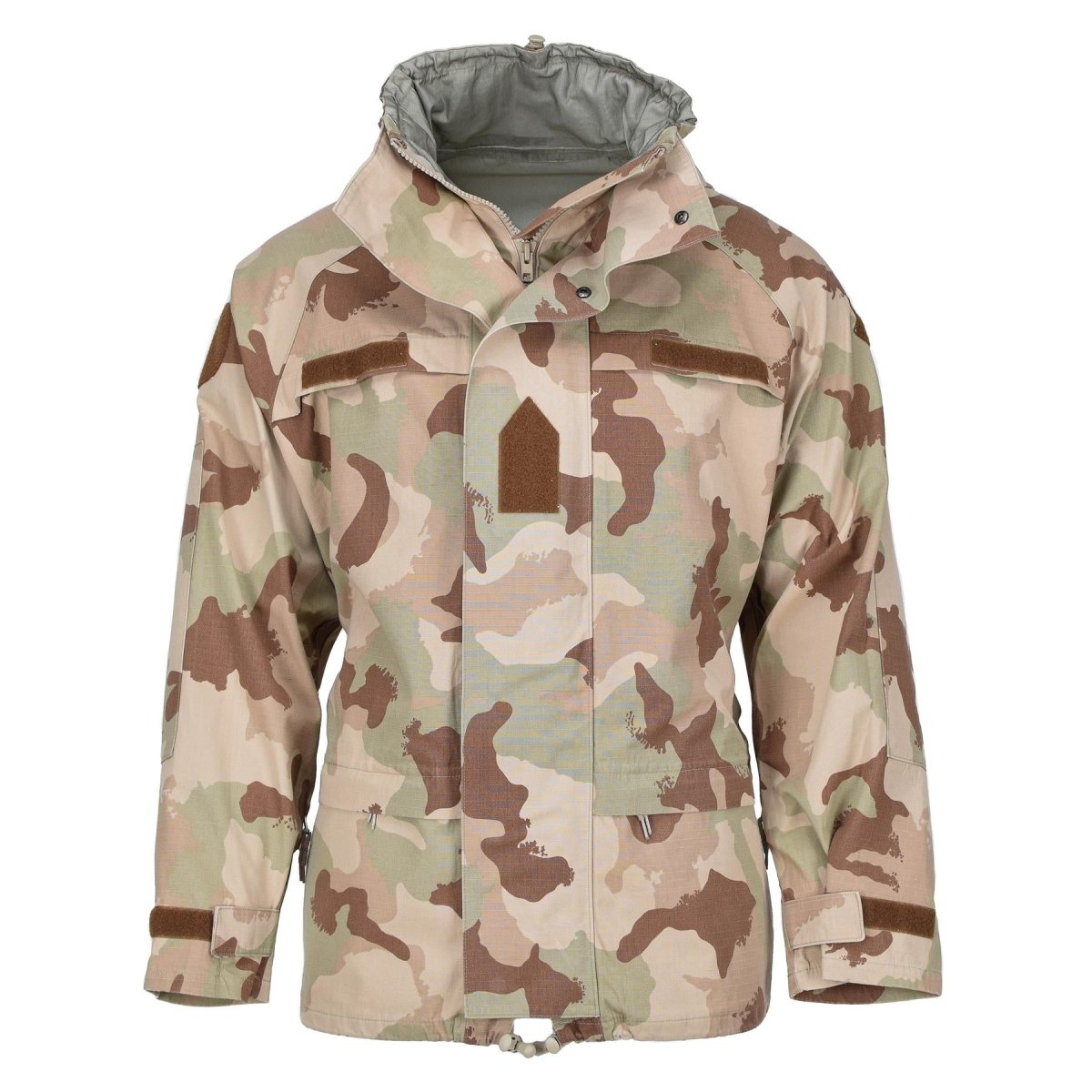 Original Hungarian Army rain jacket combat camouflage desert waterproof hooded
