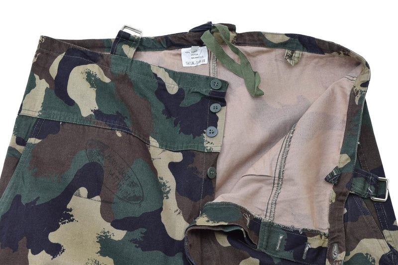 Original Hungarian Military combat trousers M1990 BDU braced heavyweight pants - GoMilitar