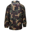 Original Hungarian Military Waterproof Jacket Roll Up Hood Button Flap M93 Camo in tactical camouflage for outdoor gear use