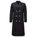 Original Italian Army Carabinieri Wool Coat Double Breasted Uniform Black