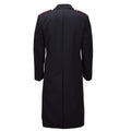 Original Italian Army Carabinieri Wool Coat Double Breasted Uniform Black